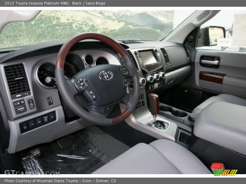  2013 Sequoia Platinum 4WD Sand Beige Interior