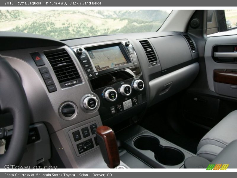 Dashboard of 2013 Sequoia Platinum 4WD