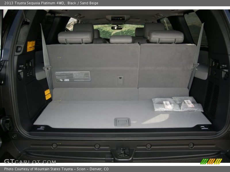  2013 Sequoia Platinum 4WD Trunk