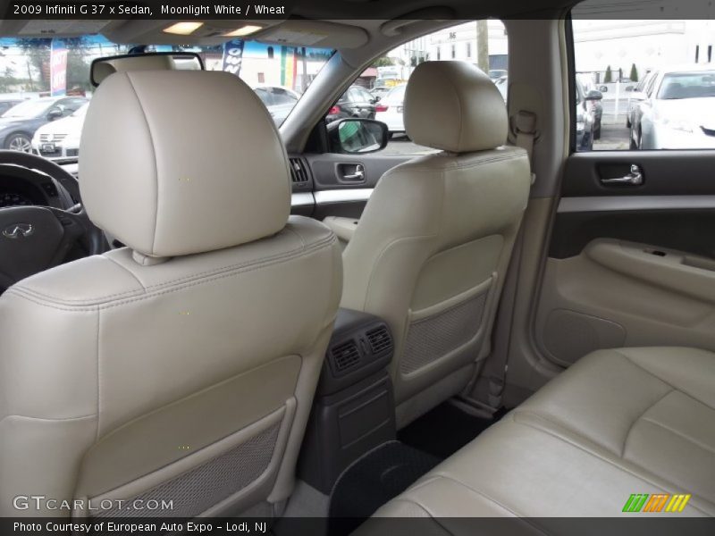 Moonlight White / Wheat 2009 Infiniti G 37 x Sedan