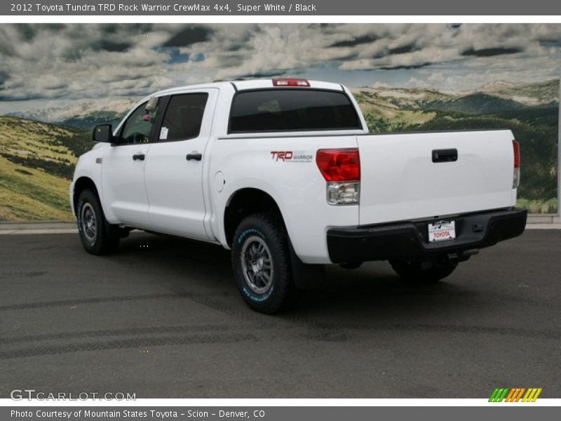 Super White / Black 2012 Toyota Tundra TRD Rock Warrior CrewMax 4x4