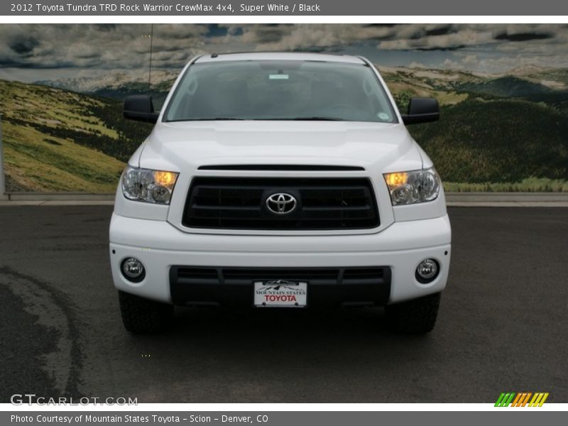 Super White / Black 2012 Toyota Tundra TRD Rock Warrior CrewMax 4x4