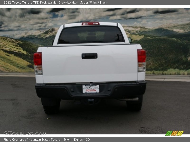 Super White / Black 2012 Toyota Tundra TRD Rock Warrior CrewMax 4x4