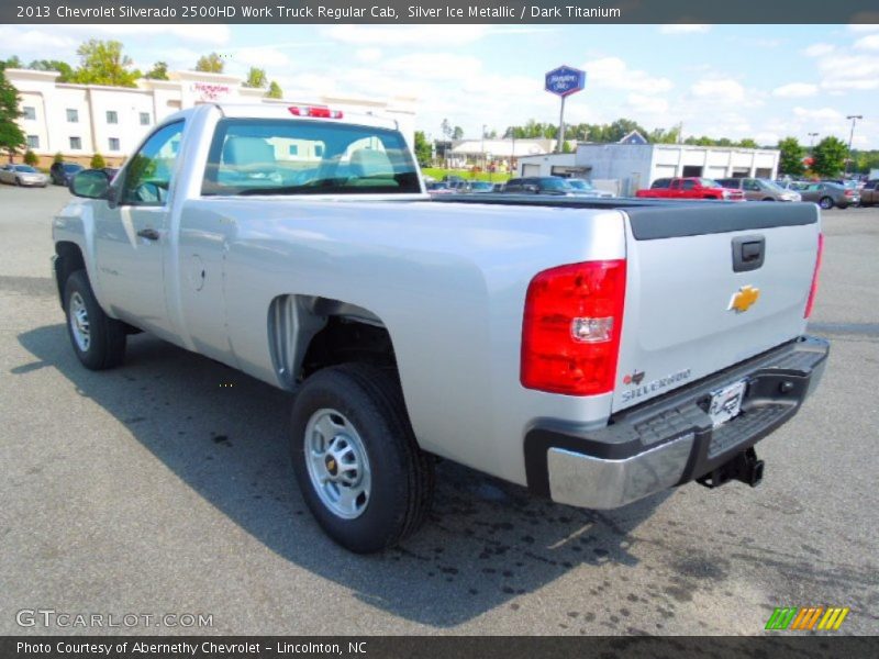 Silver Ice Metallic / Dark Titanium 2013 Chevrolet Silverado 2500HD Work Truck Regular Cab
