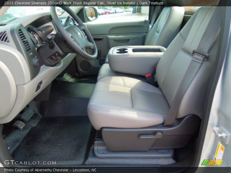 Silver Ice Metallic / Dark Titanium 2013 Chevrolet Silverado 2500HD Work Truck Regular Cab