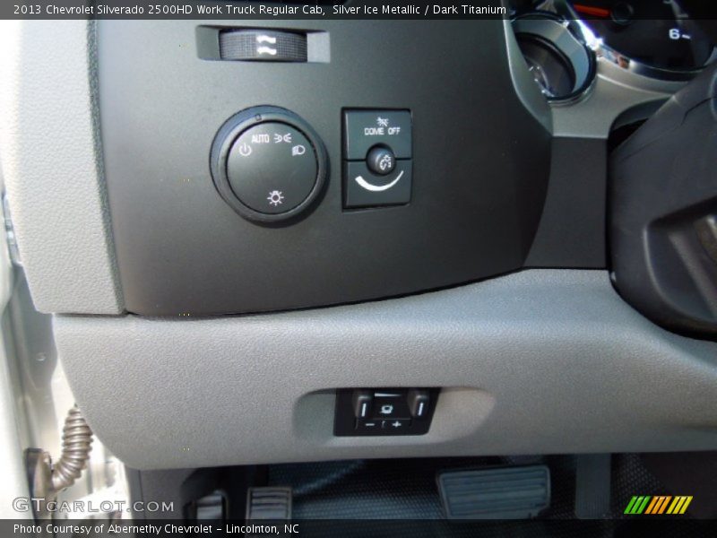 Silver Ice Metallic / Dark Titanium 2013 Chevrolet Silverado 2500HD Work Truck Regular Cab