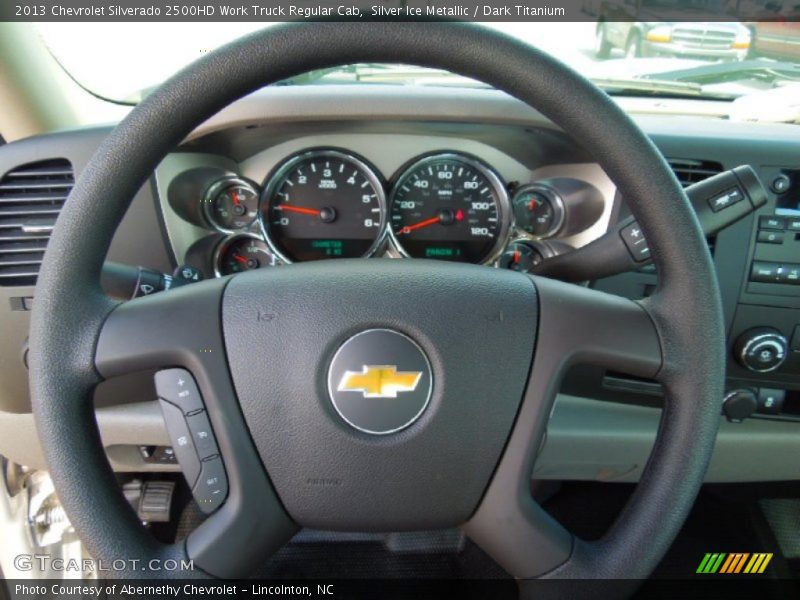 Silver Ice Metallic / Dark Titanium 2013 Chevrolet Silverado 2500HD Work Truck Regular Cab