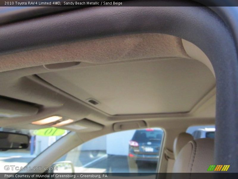 Sandy Beach Metallic / Sand Beige 2010 Toyota RAV4 Limited 4WD