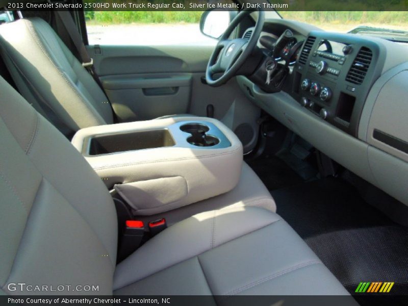 Silver Ice Metallic / Dark Titanium 2013 Chevrolet Silverado 2500HD Work Truck Regular Cab