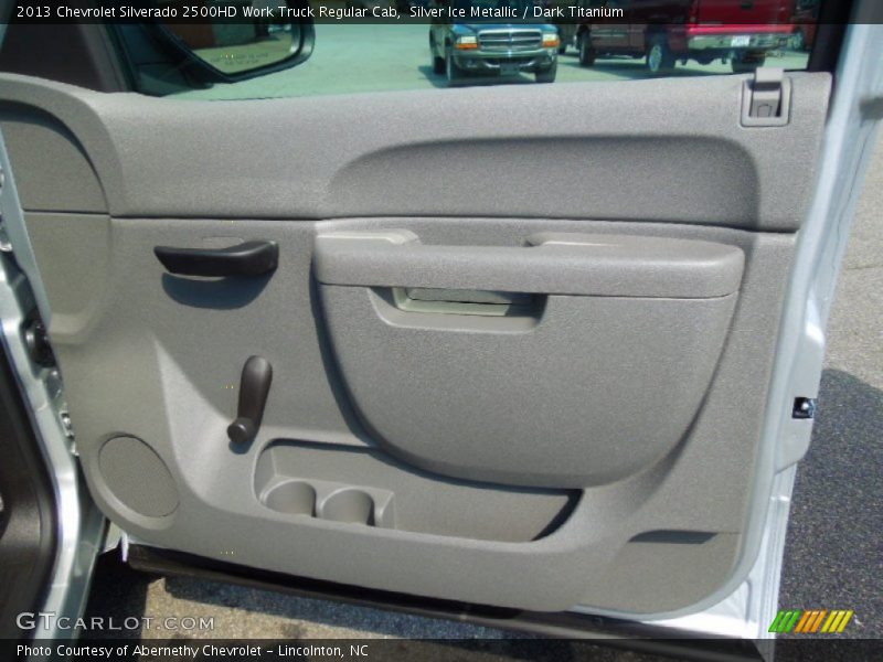 Silver Ice Metallic / Dark Titanium 2013 Chevrolet Silverado 2500HD Work Truck Regular Cab