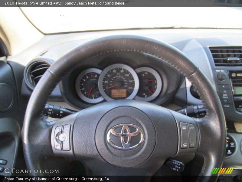 Sandy Beach Metallic / Sand Beige 2010 Toyota RAV4 Limited 4WD