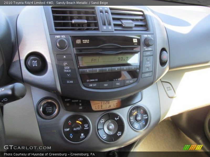 Sandy Beach Metallic / Sand Beige 2010 Toyota RAV4 Limited 4WD