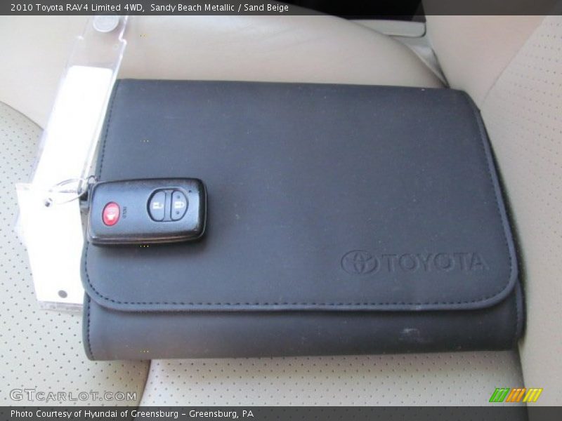Sandy Beach Metallic / Sand Beige 2010 Toyota RAV4 Limited 4WD