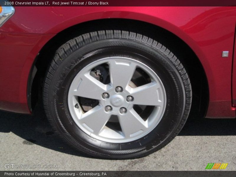 Red Jewel Tintcoat / Ebony Black 2008 Chevrolet Impala LT