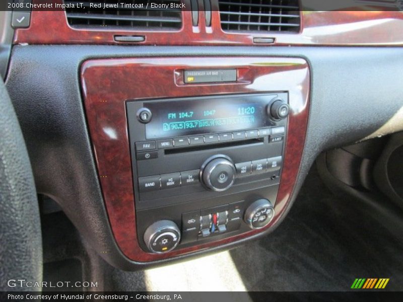 Red Jewel Tintcoat / Ebony Black 2008 Chevrolet Impala LT