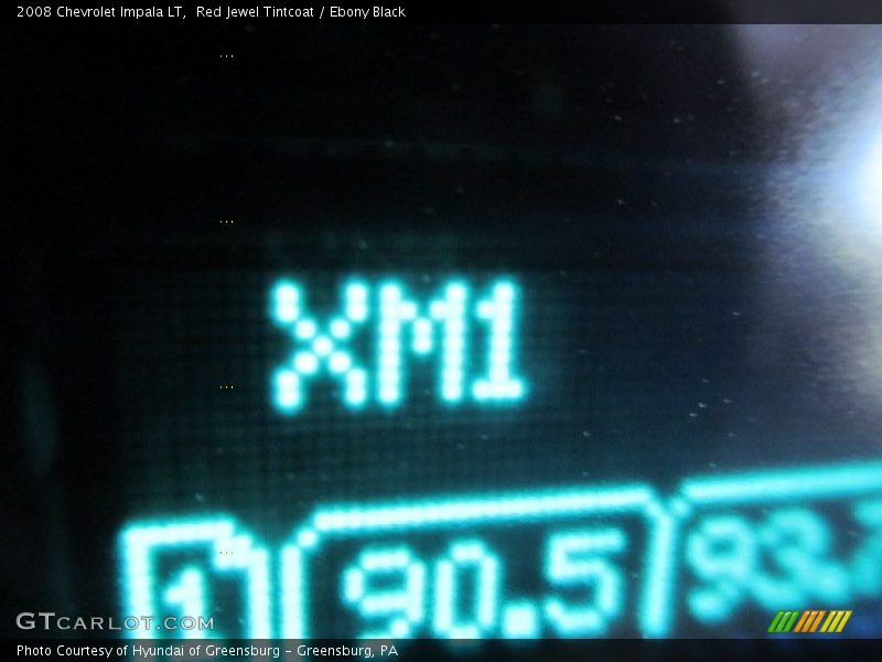 Red Jewel Tintcoat / Ebony Black 2008 Chevrolet Impala LT