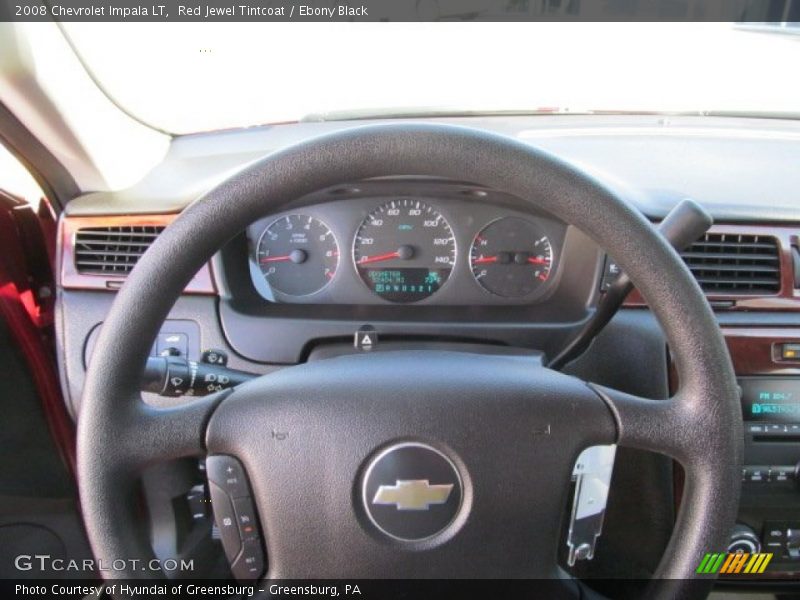 Red Jewel Tintcoat / Ebony Black 2008 Chevrolet Impala LT