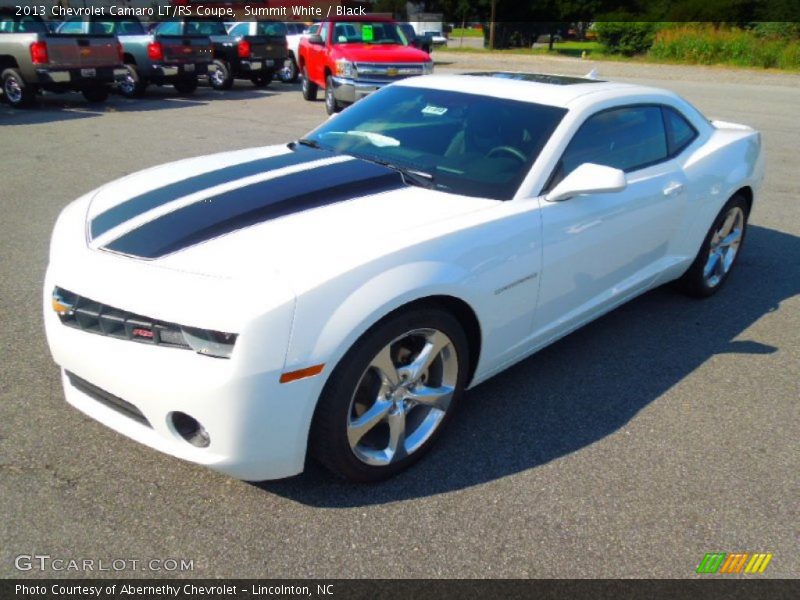 Summit White / Black 2013 Chevrolet Camaro LT/RS Coupe