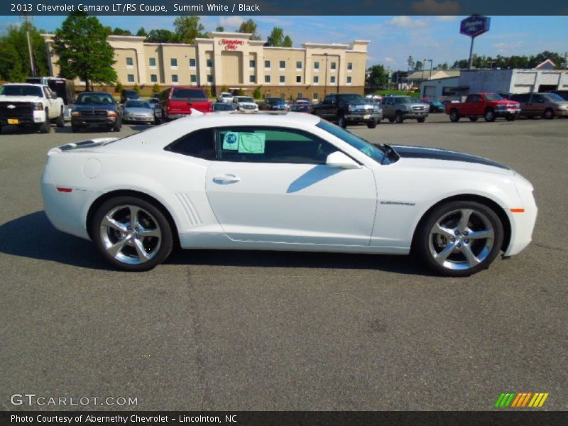 Summit White / Black 2013 Chevrolet Camaro LT/RS Coupe