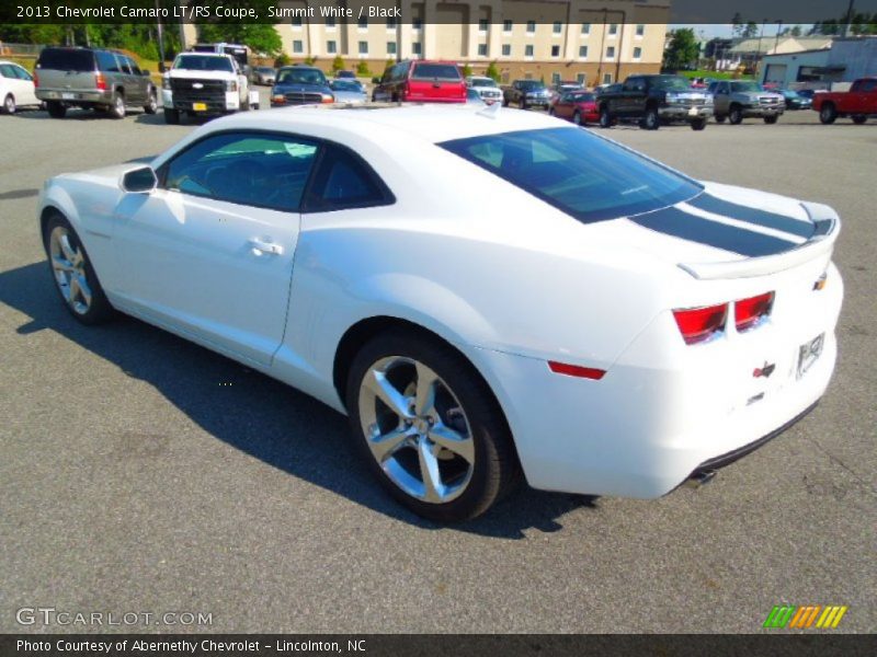 Summit White / Black 2013 Chevrolet Camaro LT/RS Coupe
