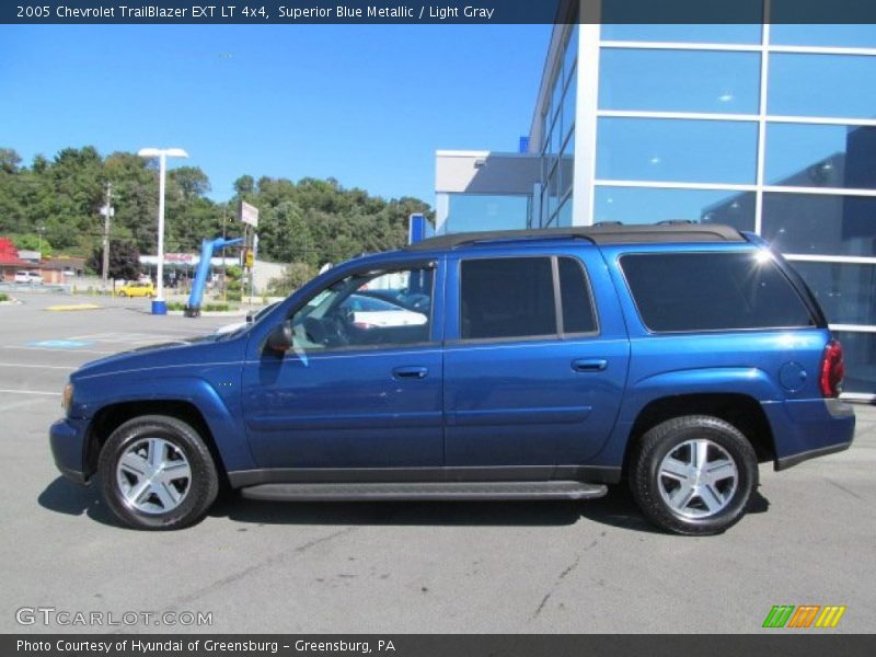 Superior Blue Metallic / Light Gray 2005 Chevrolet TrailBlazer EXT LT 4x4