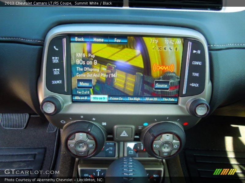 Controls of 2013 Camaro LT/RS Coupe