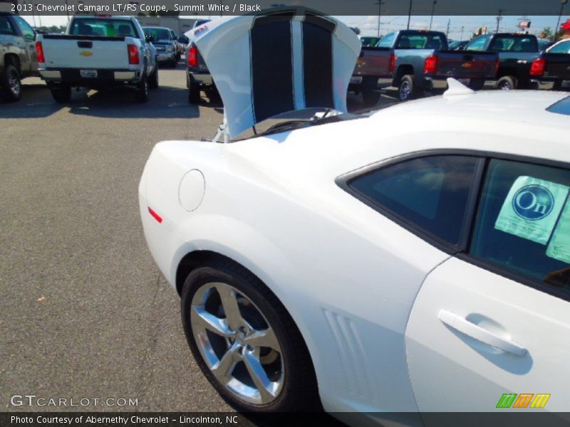 Summit White / Black 2013 Chevrolet Camaro LT/RS Coupe