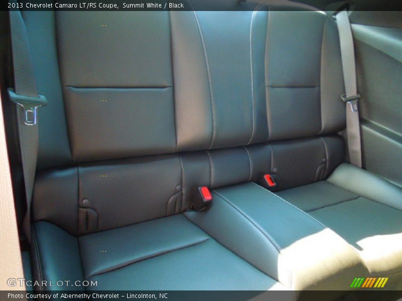 Rear Seat of 2013 Camaro LT/RS Coupe