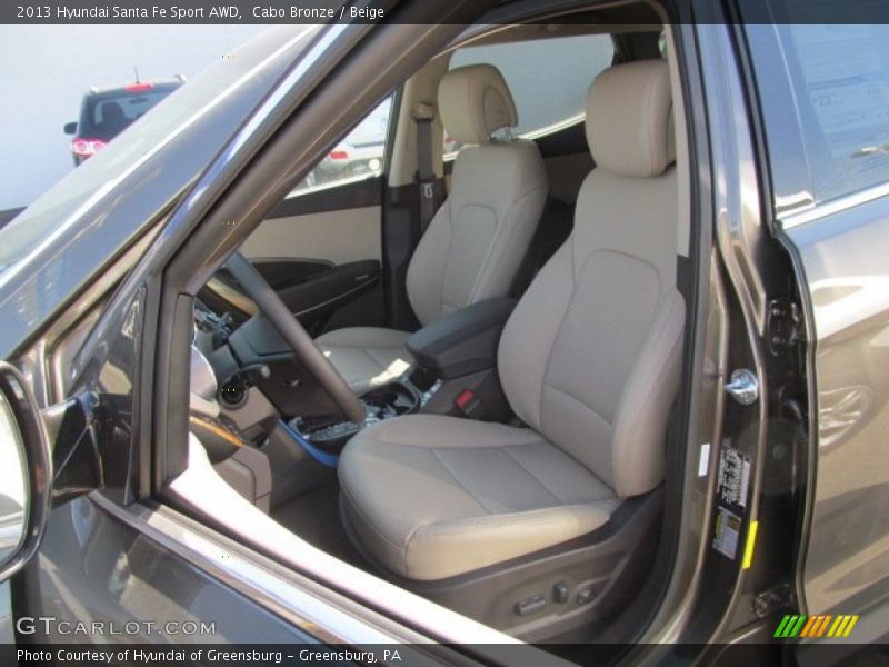 Cabo Bronze / Beige 2013 Hyundai Santa Fe Sport AWD
