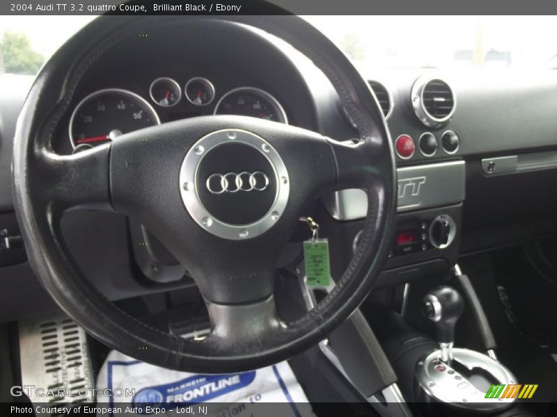 Brilliant Black / Ebony 2004 Audi TT 3.2 quattro Coupe
