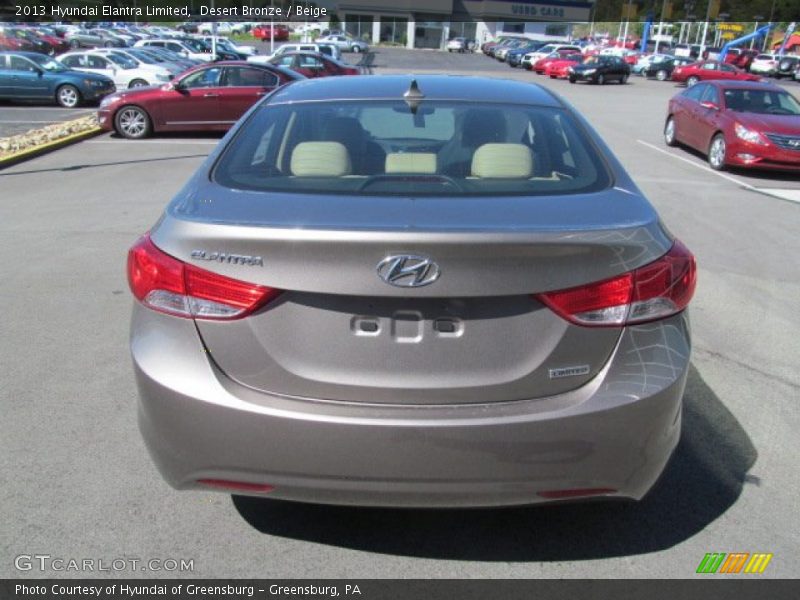 Desert Bronze / Beige 2013 Hyundai Elantra Limited