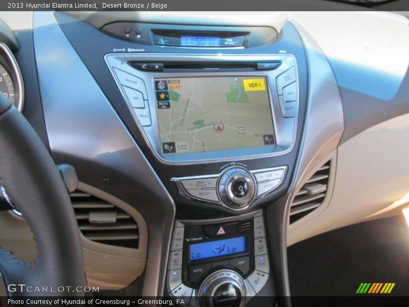 Desert Bronze / Beige 2013 Hyundai Elantra Limited