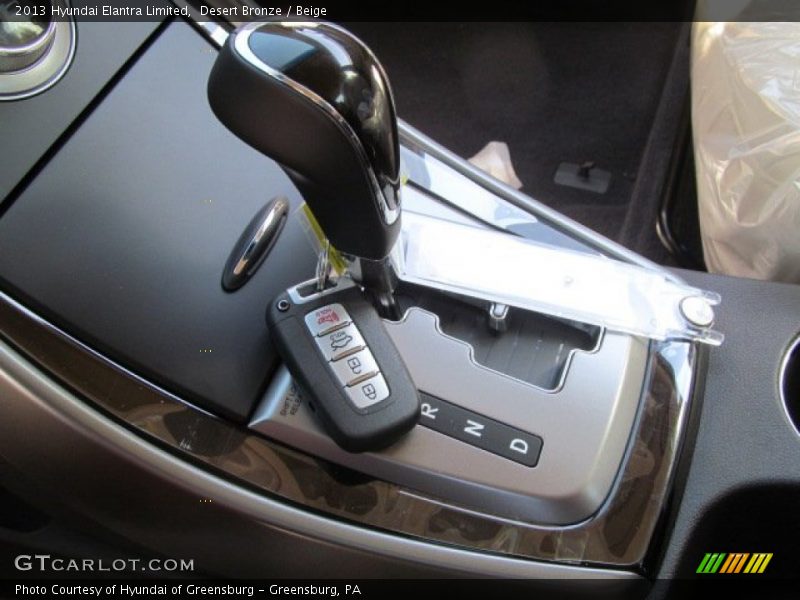 Desert Bronze / Beige 2013 Hyundai Elantra Limited