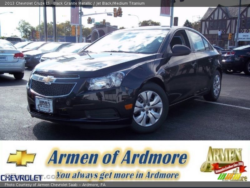 Black Granite Metallic / Jet Black/Medium Titanium 2013 Chevrolet Cruze LS