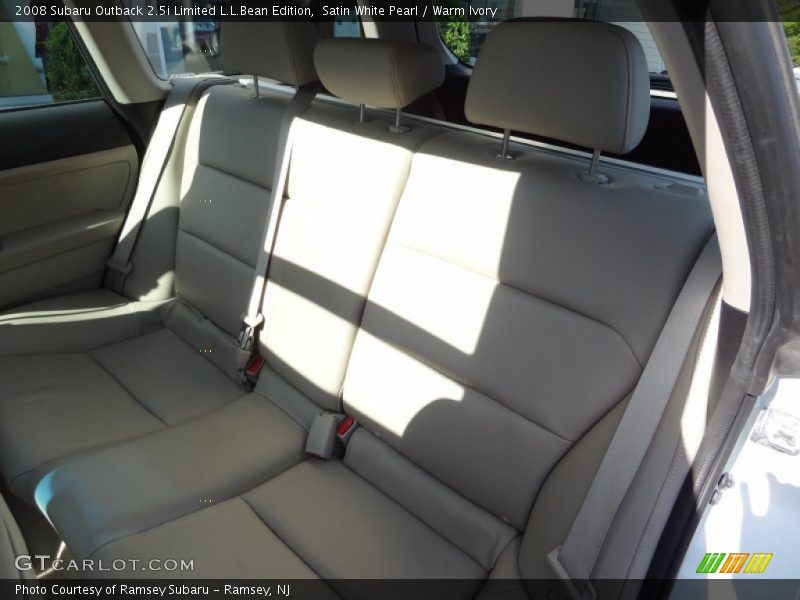Satin White Pearl / Warm Ivory 2008 Subaru Outback 2.5i Limited L.L.Bean Edition