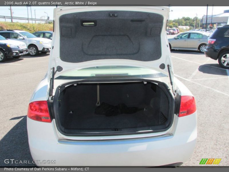 Arctic White / Beige 2006 Audi A4 2.0T quattro Sedan