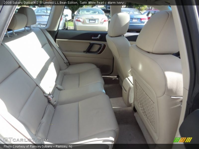 Satin White Pearl / Warm Ivory 2008 Subaru Outback 2.5i Limited L.L.Bean Edition