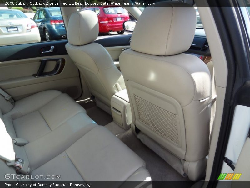 Satin White Pearl / Warm Ivory 2008 Subaru Outback 2.5i Limited L.L.Bean Edition