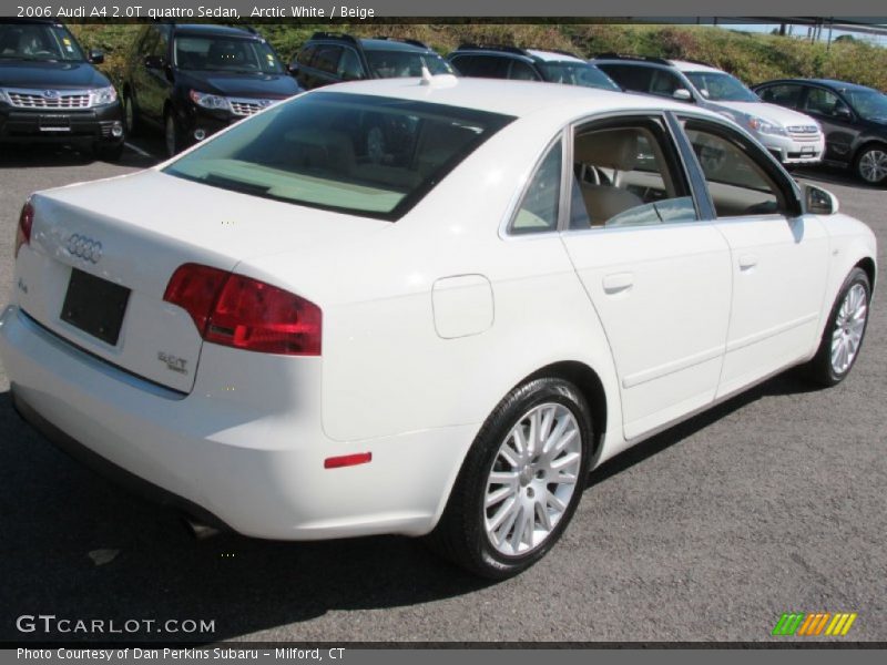 Arctic White / Beige 2006 Audi A4 2.0T quattro Sedan