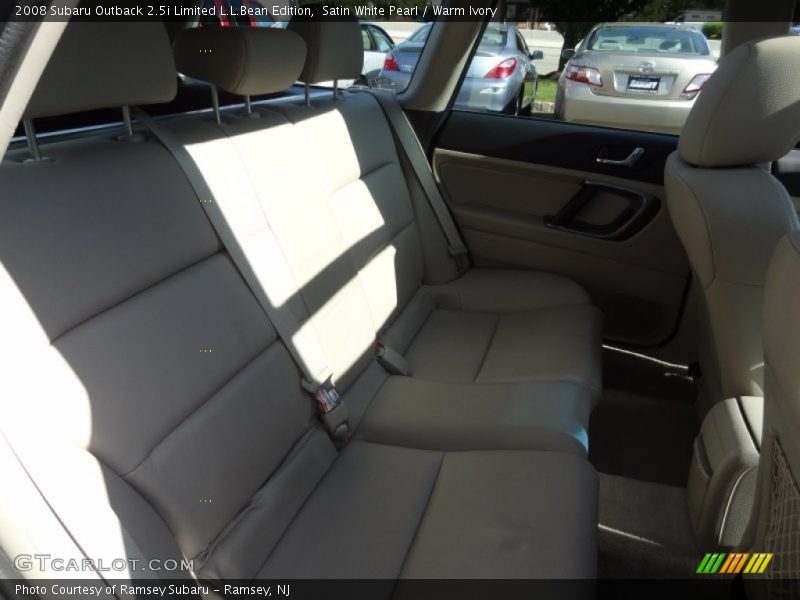 Satin White Pearl / Warm Ivory 2008 Subaru Outback 2.5i Limited L.L.Bean Edition