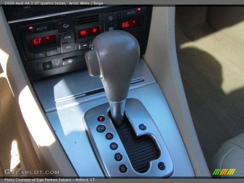 Arctic White / Beige 2006 Audi A4 2.0T quattro Sedan