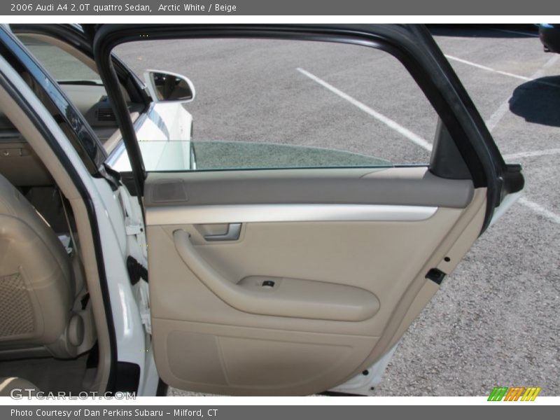 Arctic White / Beige 2006 Audi A4 2.0T quattro Sedan