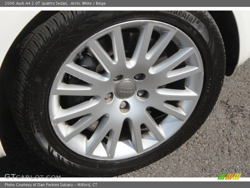 Arctic White / Beige 2006 Audi A4 2.0T quattro Sedan