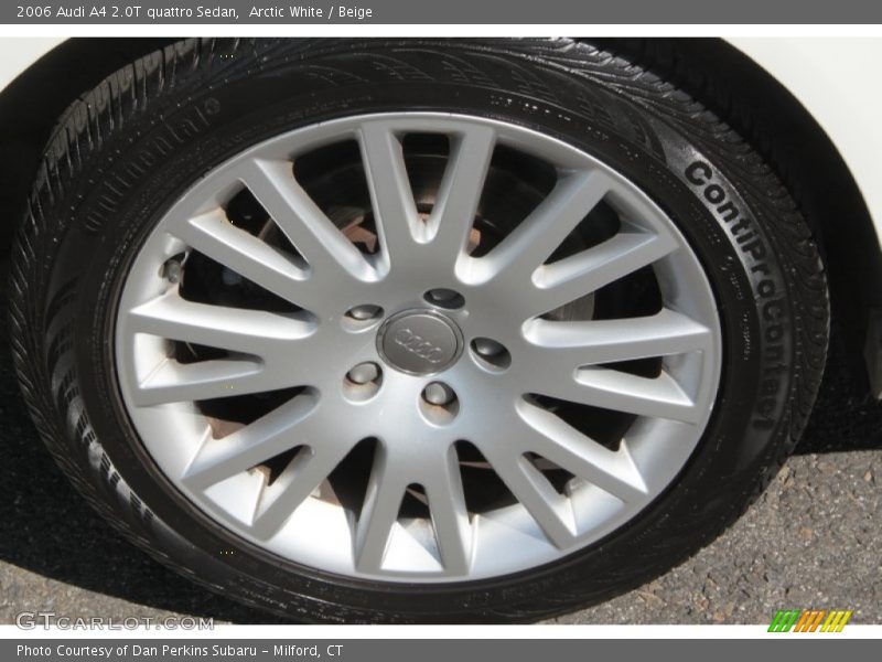 Arctic White / Beige 2006 Audi A4 2.0T quattro Sedan