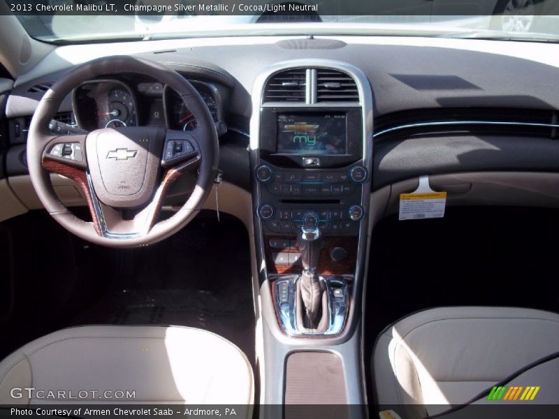 Dashboard of 2013 Malibu LT