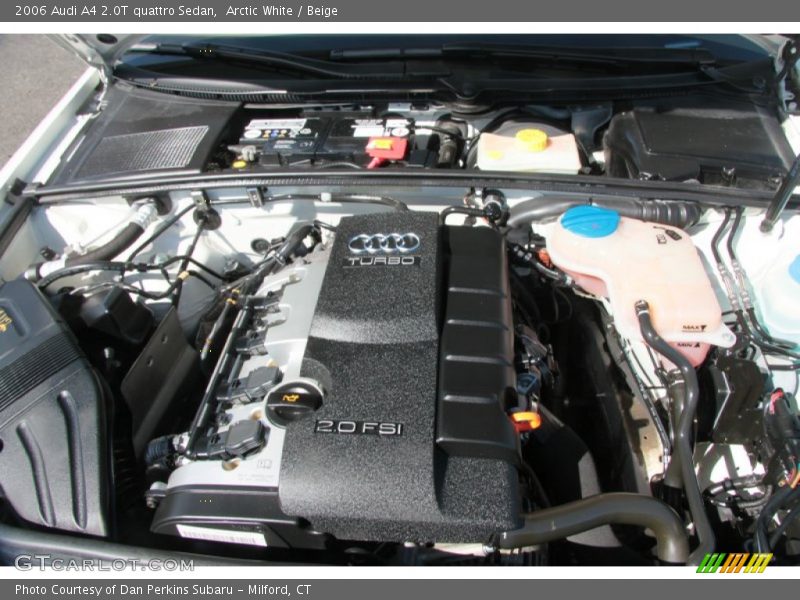 Arctic White / Beige 2006 Audi A4 2.0T quattro Sedan