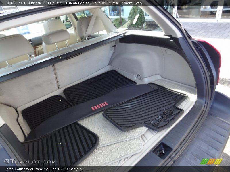 Satin White Pearl / Warm Ivory 2008 Subaru Outback 2.5i Limited L.L.Bean Edition