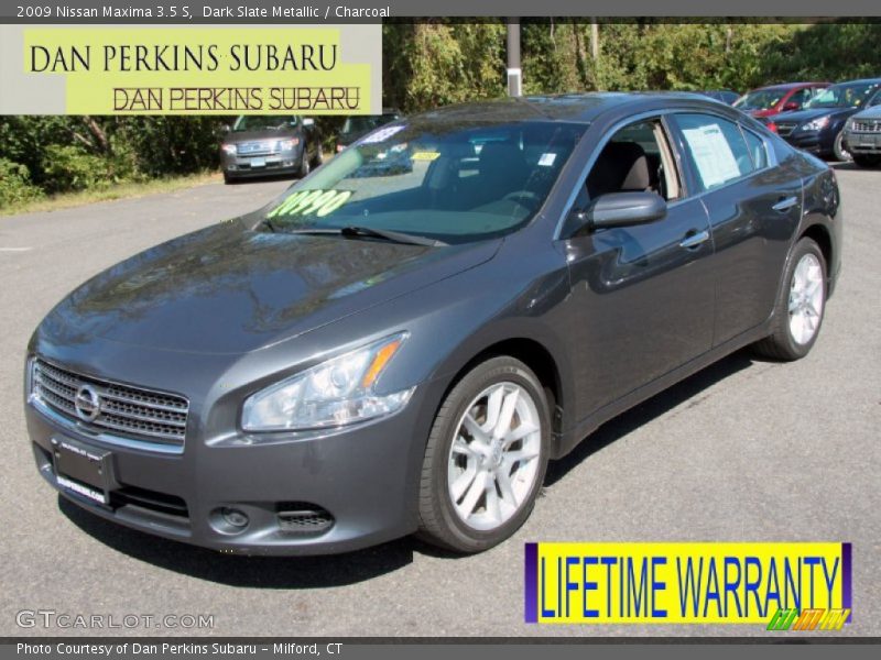 Dark Slate Metallic / Charcoal 2009 Nissan Maxima 3.5 S