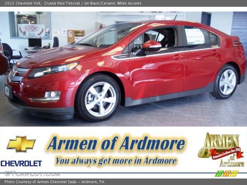 Crystal Red Tintcoat / Jet Black/Ceramic White Accents 2013 Chevrolet Volt