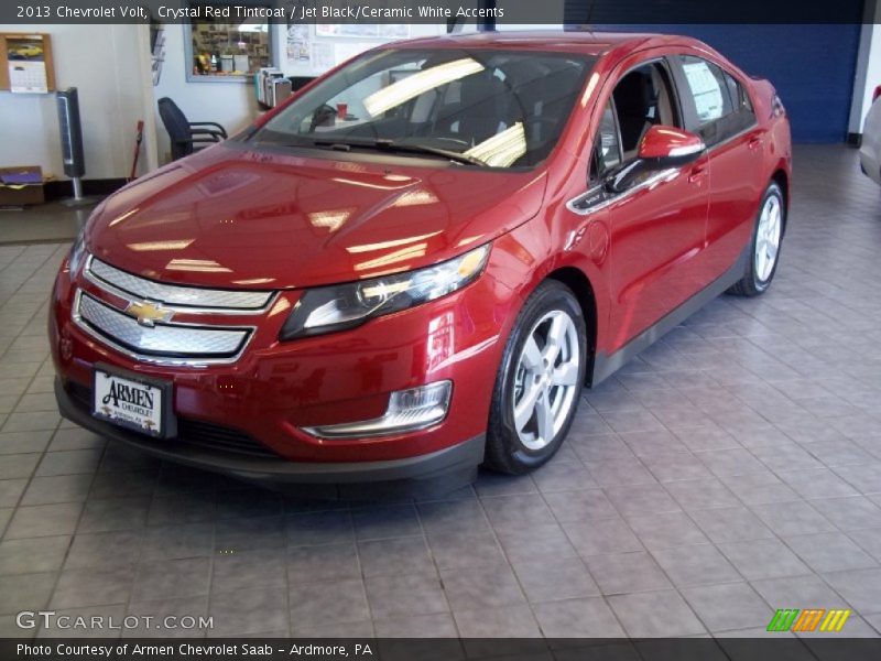 Crystal Red Tintcoat / Jet Black/Ceramic White Accents 2013 Chevrolet Volt
